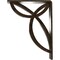 Ekena Millwork Versailles Wrought Iron Bracket, (Triple center brace), Antiqued Pale Gold 2"W x 5 1/2"D x 8"H BKTM02X05X08TVEAPG - alternate 5